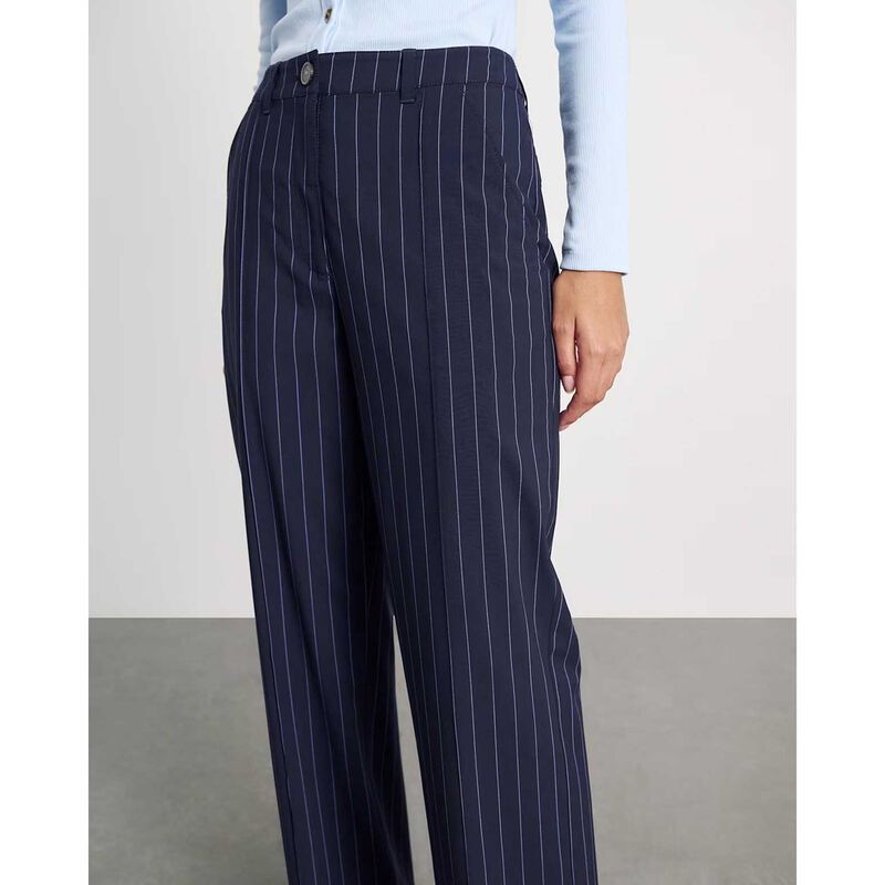 JAG Gia Pinstripe Tuck Pant image number 2